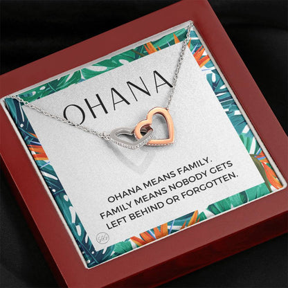 0929 ohana2 Hearts Necklace