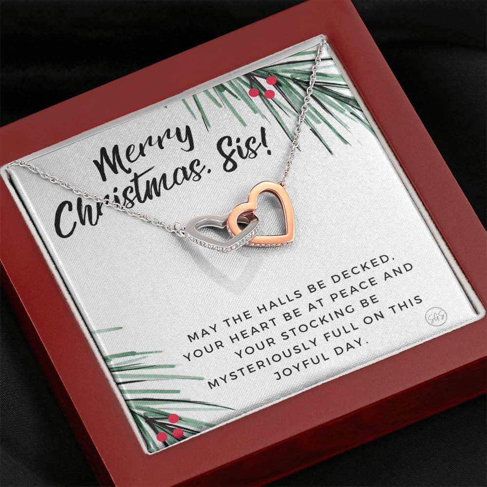 Xmas Sis 0712m Hearts Necklace
