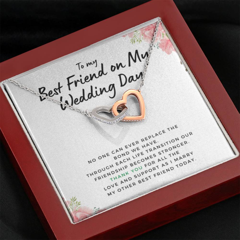 BestFriendonMyWeddingDay2 Hearts Necklace