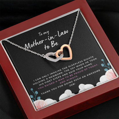 MotherInLawSleepless3 Hearts Necklace