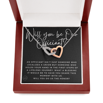 Will You Be Our Wedding Officiant? Officiant Proposal Gift, Wedding Planning, From the Bride & Groom 0817cH