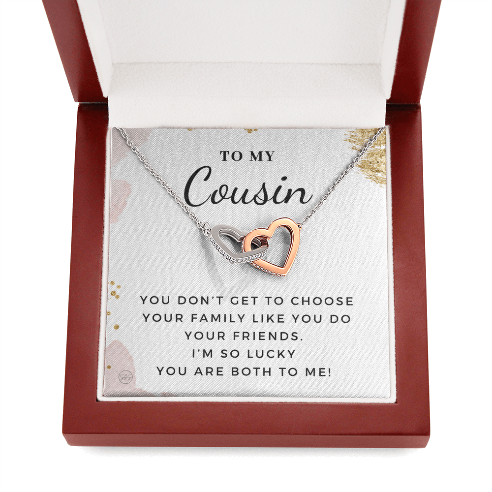 Gift for Cousin | Cousin Crew Necklace, Cousins and Best Friends, I Miss You Present, Gift for Birthday, Graduation, Thinking of You 2401aH