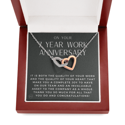 1215a7 Hearts Necklace