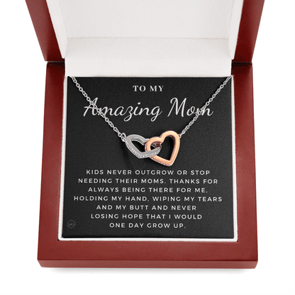 For An Incredible Mom | Gift for Mom, Christmas Gift, Mother's Day Necklace, From Daughter, Gift for New Mom, Pregnant Sister Gift 1112dHA