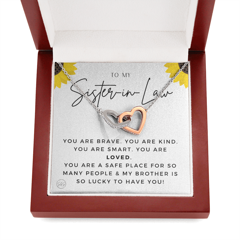 Sister-in-Law Gifts | Husband's Sister, Wife's Sister, Christmas Gift for Sister in Law, Birthday, Wedding, Future Sister Necklace 1103hHA