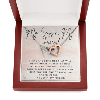 Gift for Cousin | Cousin Crew Necklace, Cousins and Best Friends, I Miss You Present, Gift for Birthday, Graduation, Thinking of You 2413aH