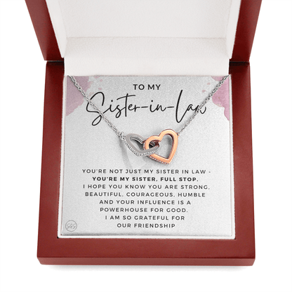 Sister-in-Law Gifts | Husband's Sister, Wife's Sister, Christmas Gift for Sister in Law, Birthday, Wedding, Future Sister Necklace 1103bHA