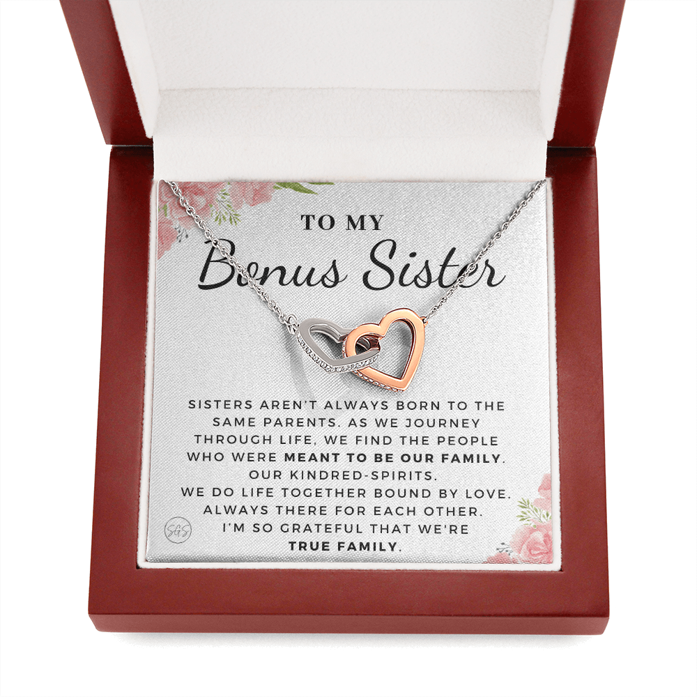Bonus Sister Gift | Sister in Law Gift, Best Friend Necklace, Roommate, Step Sister, Christian, Birthday 25th, 16th, 30th, Christmas 1104aHA