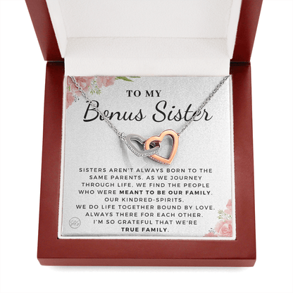 Bonus Sister Gift | Sister in Law Gift, Best Friend Necklace, Roommate, Step Sister, Christian, Birthday 25th, 16th, 30th, Christmas 1104aHA
