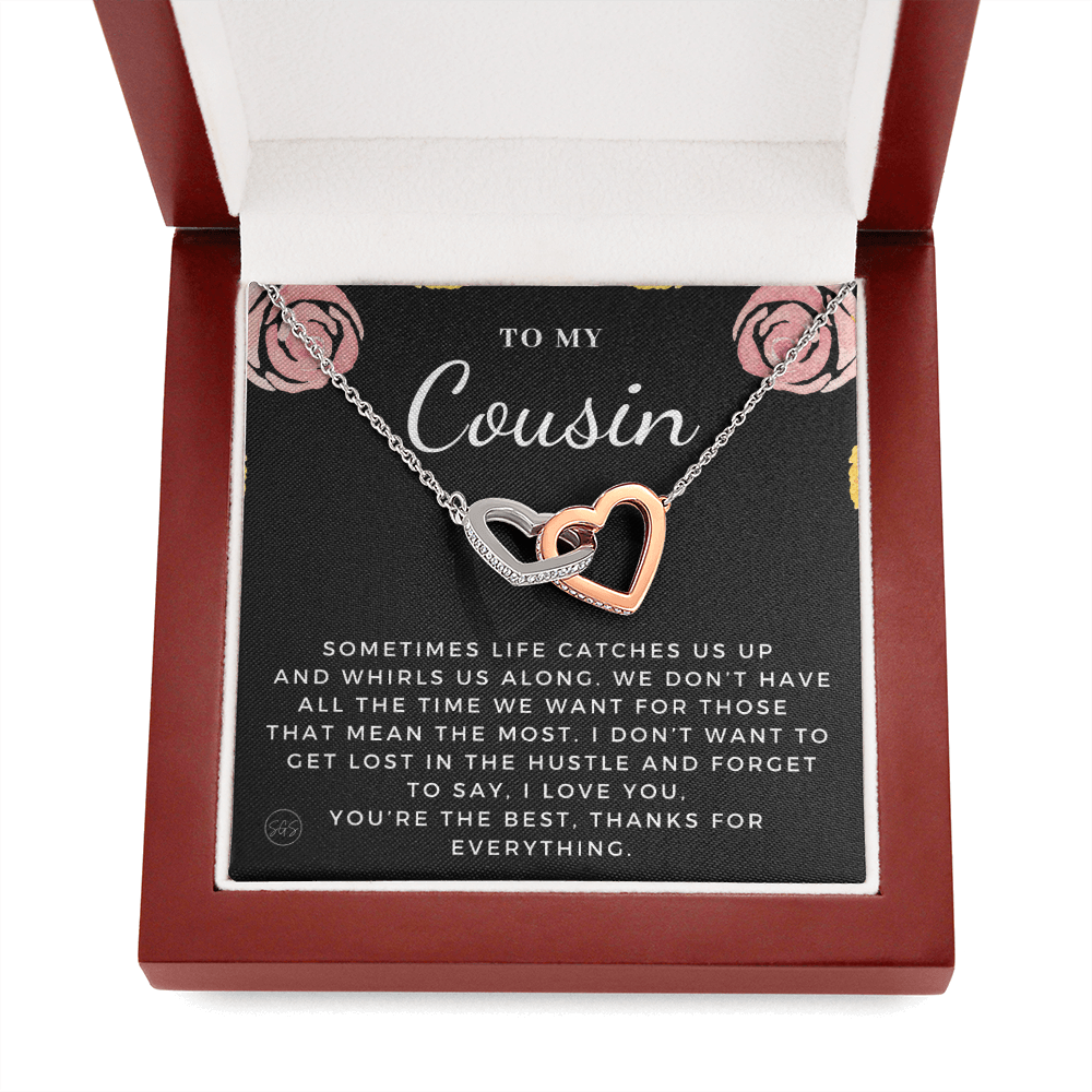 Gift for Cousin | Cousin Crew Necklace, Cousins and Best Friends, I Miss You Present, Gift for Birthday, Graduation, Thinking of You 2411H