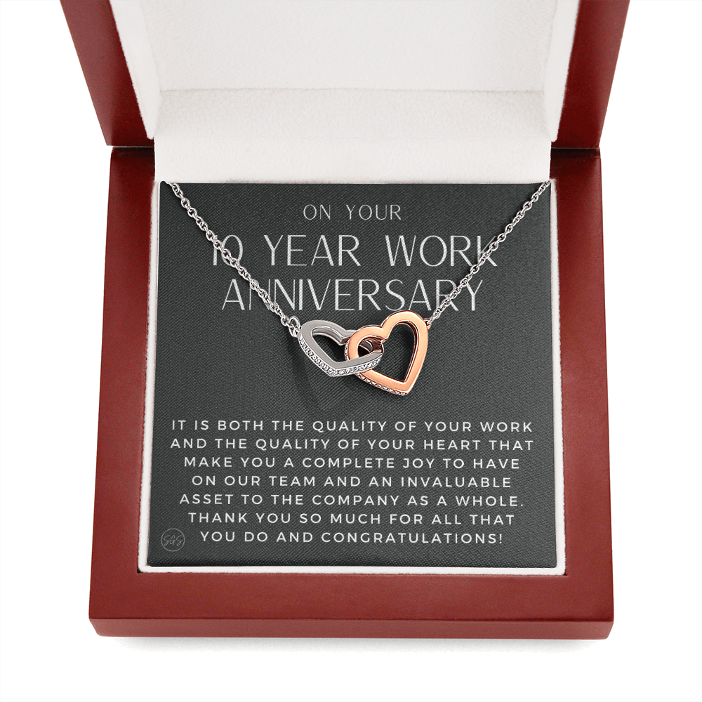 1215a10 Hearts Necklace