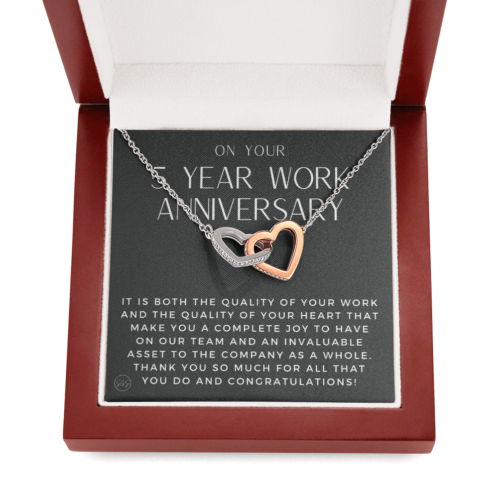 1215a5 Hearts Necklace