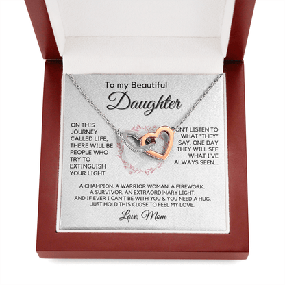Gift for Daughter From Mom | My Beautiful Girl, Birthday, Graduation, Christmas Present, From Mother, Stepmom, Gift for Teen Girl, Adult Daughter, Adult Baptism, Confirmation, Mother's Day 1118-10H