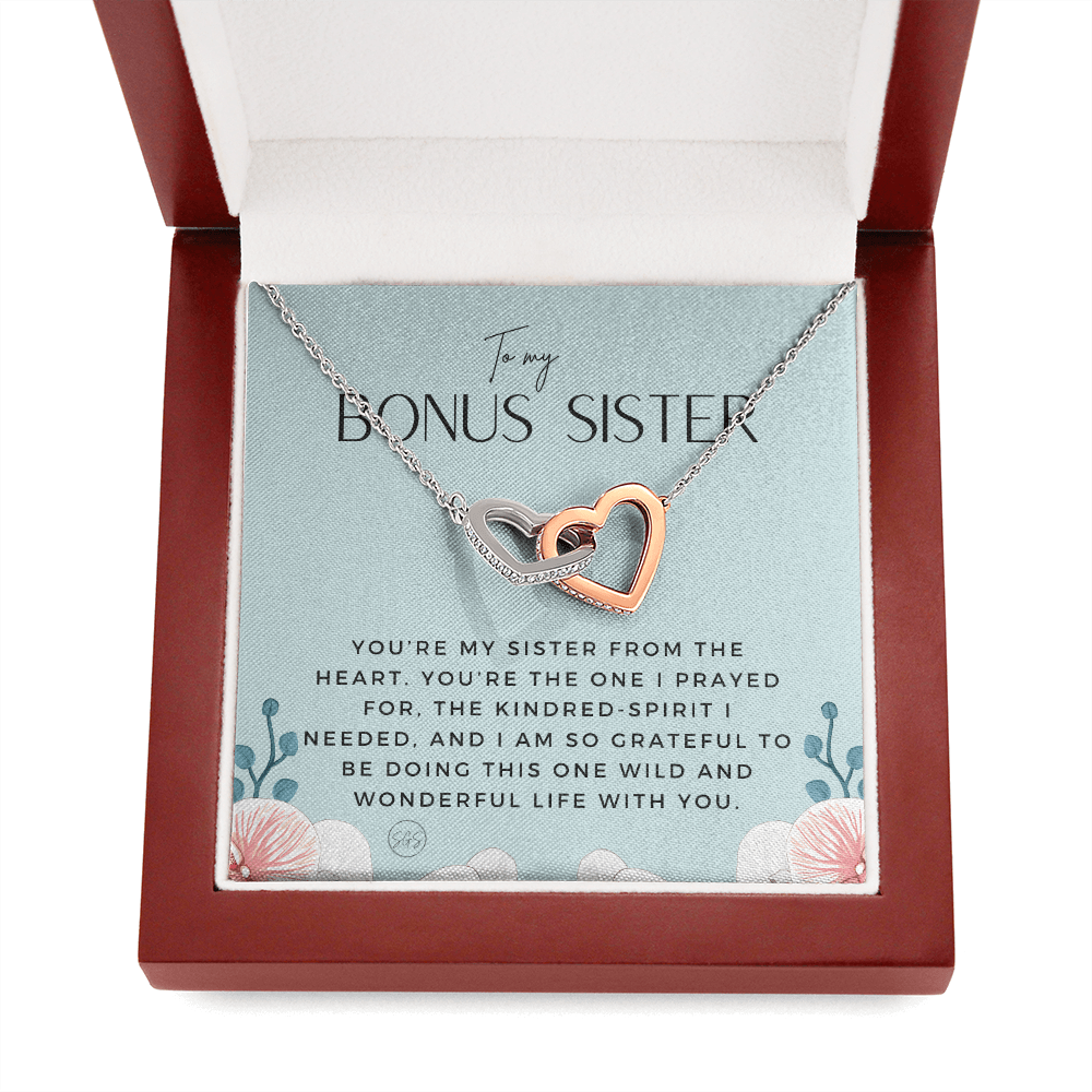 Bonus Sister Gift | Sister in Law Gift, Best Friend Necklace, Roommate, Step Sister, Christian, Birthday 25th, 16th, 30th, Christmas 1104dHA