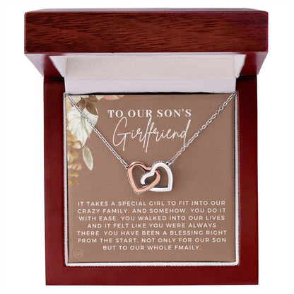 Son's Girlfriend Gift | Custom Gift For Son's Girlfriend, Christmas Gift For Sons Girlfriend, Personalized Necklace, Birthday Gift for Her
