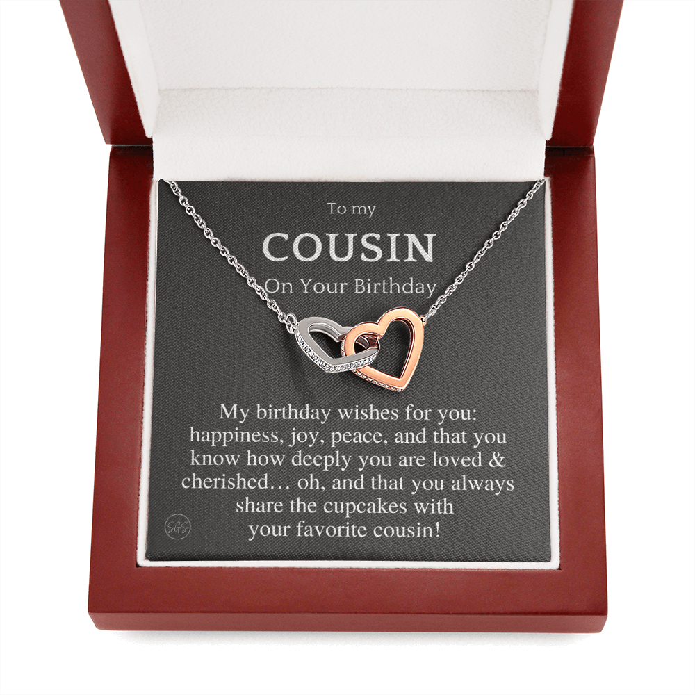 Gift for Cousin | Cousin Crew Necklace, Cousins and Best Friends, I Miss You Present, Gift for Birthday, Graduation, Thinking of You 2420H