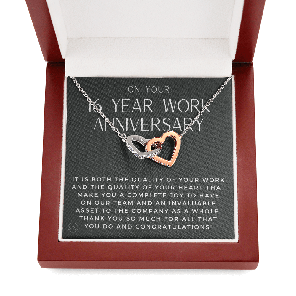 1215a16 Hearts Necklace