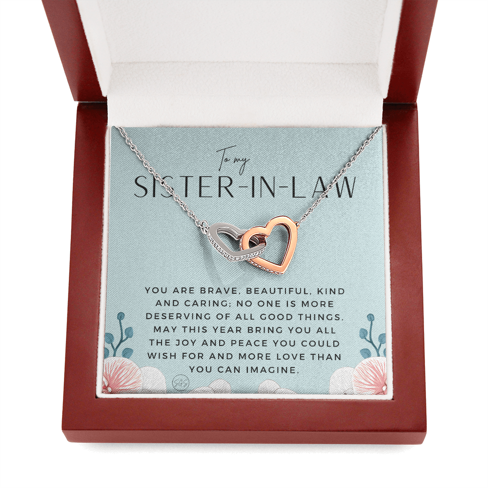 Sister-in-Law Gifts | Husband's Sister, Wife's Sister, Christmas Gift for Sister in Law, Birthday, Wedding, Future Sister Necklace 1103cHA