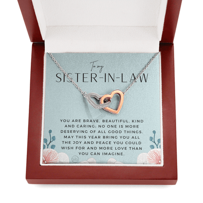 Sister-in-Law Gifts | Husband's Sister, Wife's Sister, Christmas Gift for Sister in Law, Birthday, Wedding, Future Sister Necklace 1103cHA