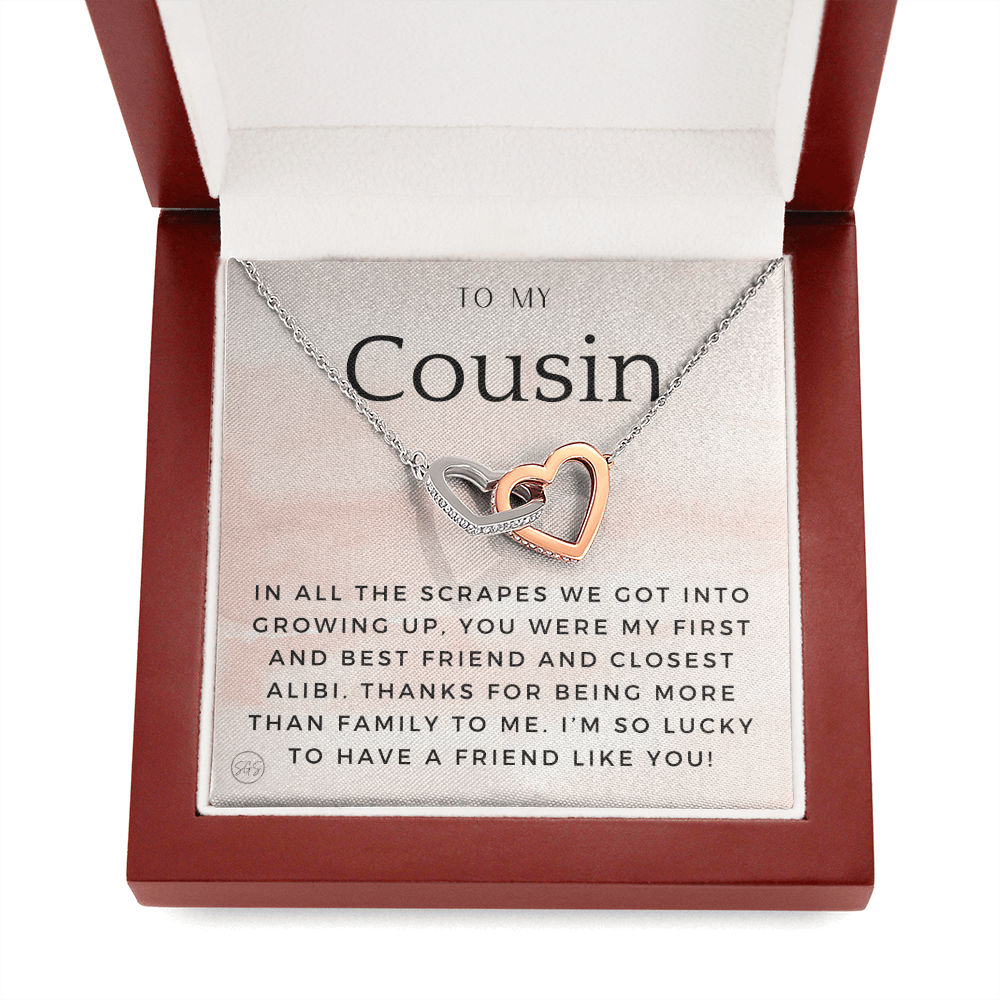 Gift for Cousin | Cousin Crew Necklace, Cousins and Best Friends, I Miss You Present, Gift for Birthday, Graduation, Thinking of You 21400H
