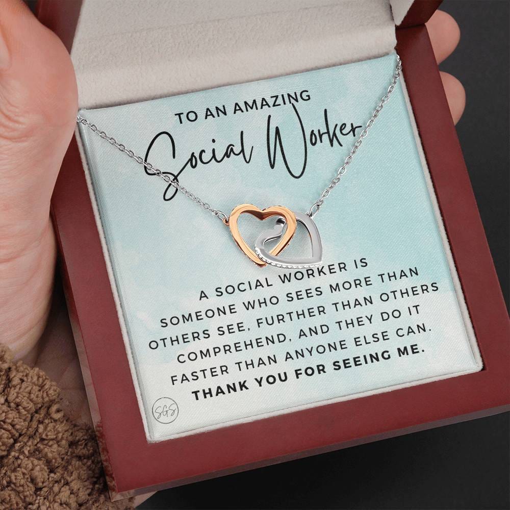 Social Worker Gift | Stuff Gina Says, Case Worker, Future Counselor, LCSW, Social Work, Adoption Family, Graduation, MSW Appreciation Retire 0922dH