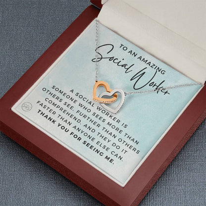 Social Worker Gift | Stuff Gina Says, Case Worker, Future Counselor, LCSW, Social Work, Adoption Family, Graduation, MSW Appreciation Retire 0922dH