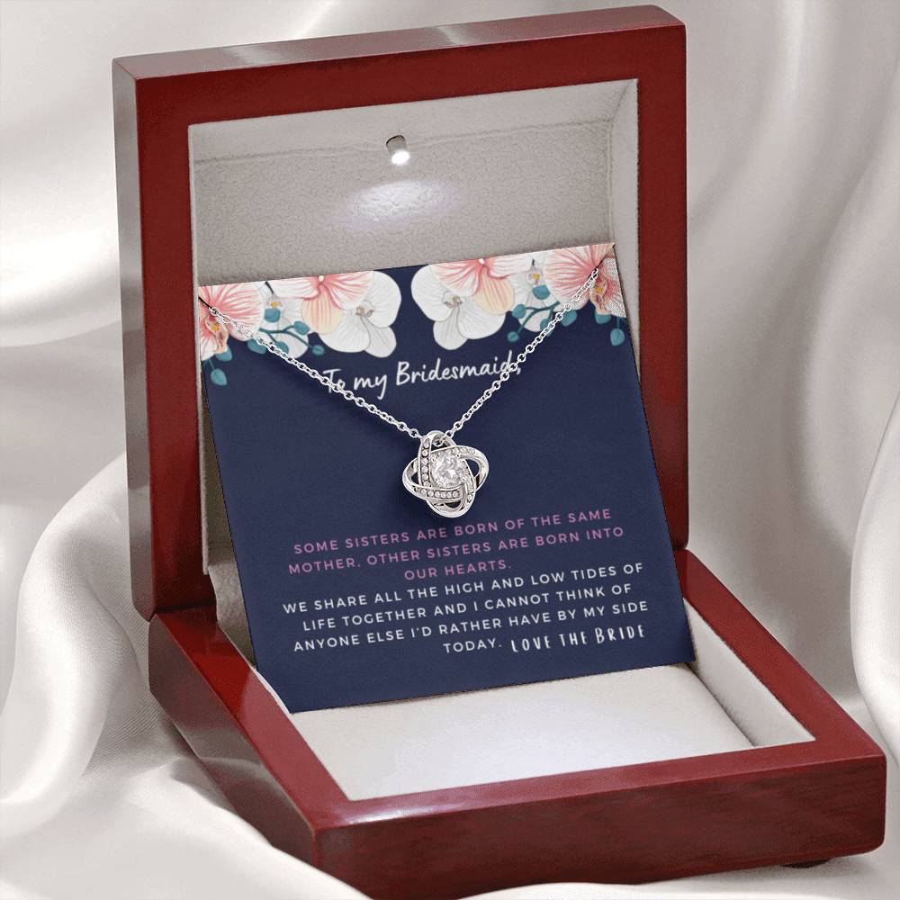 Sisters Born Into Our Hearts - Orchid Love Knot