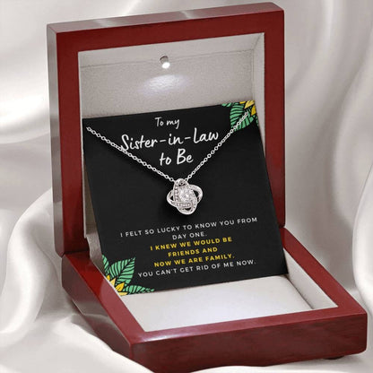 SisterInLawCantGetRidOfMe Necklace Love Knot