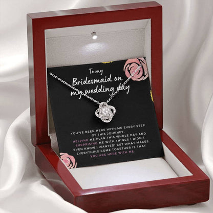 BridesmaidThingsIDidntKnowIWanted Necklace Love Knot