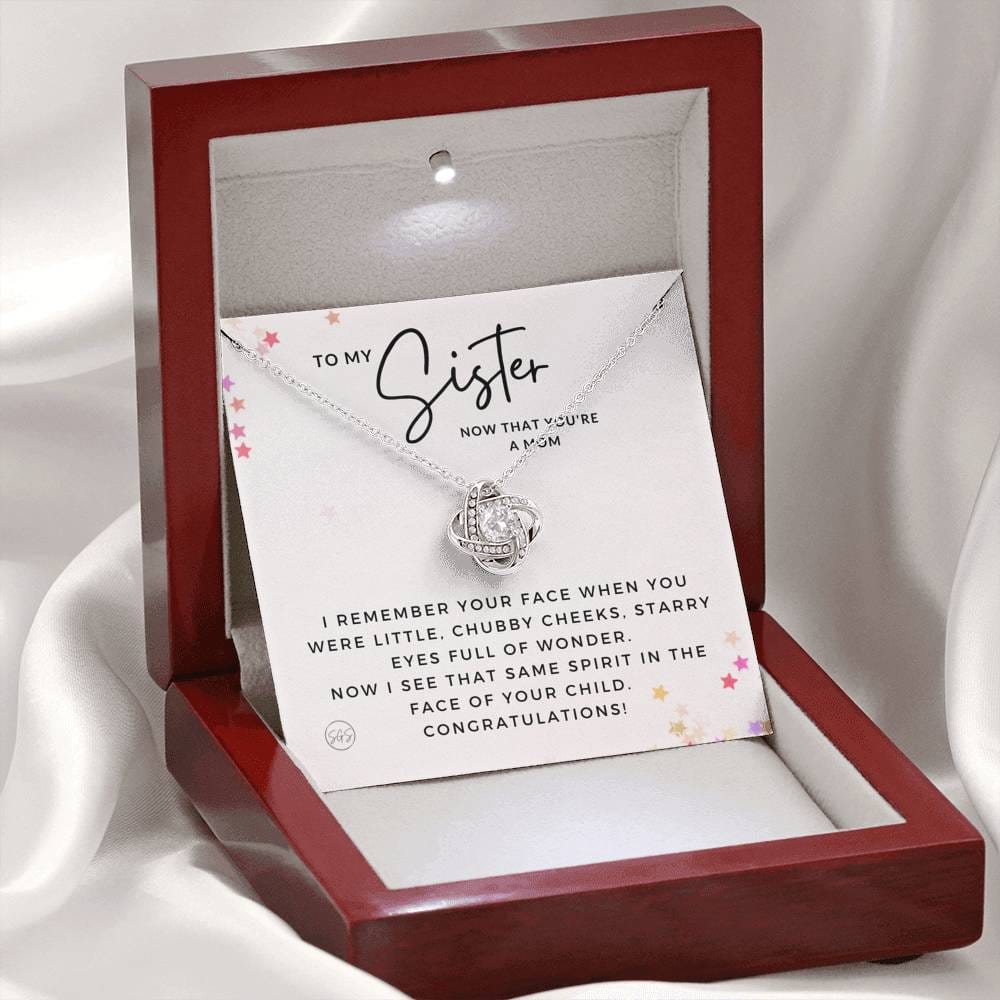 Sister New Mom 0705J Necklace Love Knot