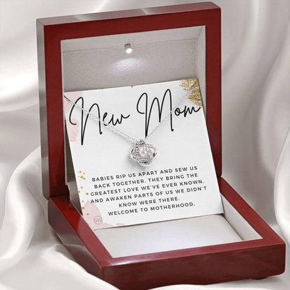 new mom 0709k Necklace Love Knot