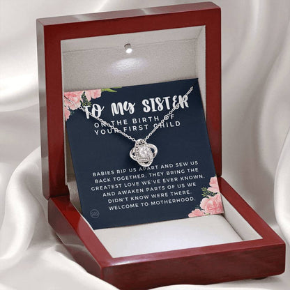 sister first child 0709o Necklace Love Knot