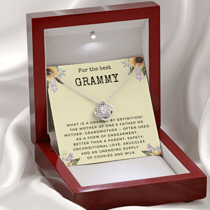 Gift for Grammy | Grandmother Nickname, Grandma, Mother's Day Necklace, Birthday, Get Well, Missing You, Grammy Definition, Christmas, From Family Grandkids  Granddaughter Grandson 1118cK