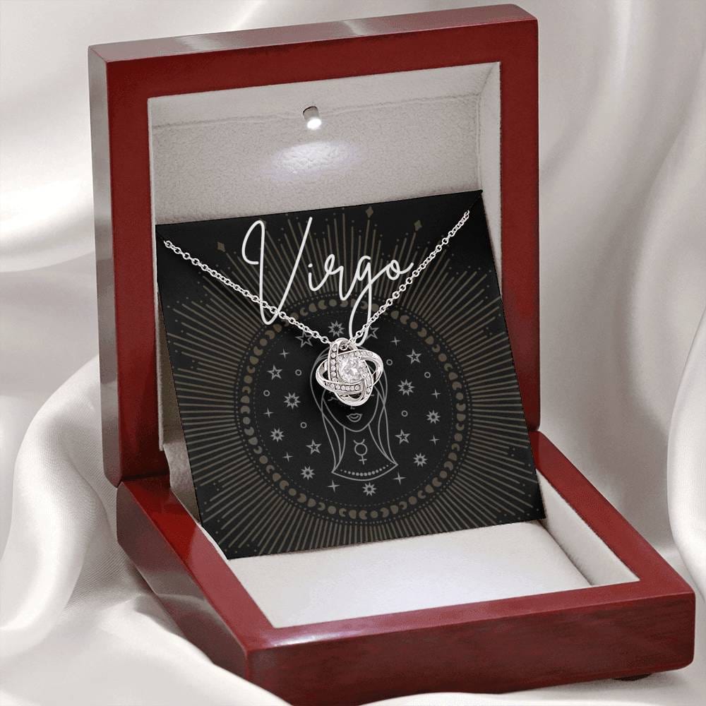 virgo Necklace Love Knot