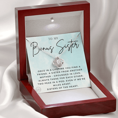 Bonus Sister Gift | Sister in Law Gift, Best Friend Necklace, Roommate, Step Sister, Christian, Birthday 25th, 16th, 30th, Christmas 1104eKA