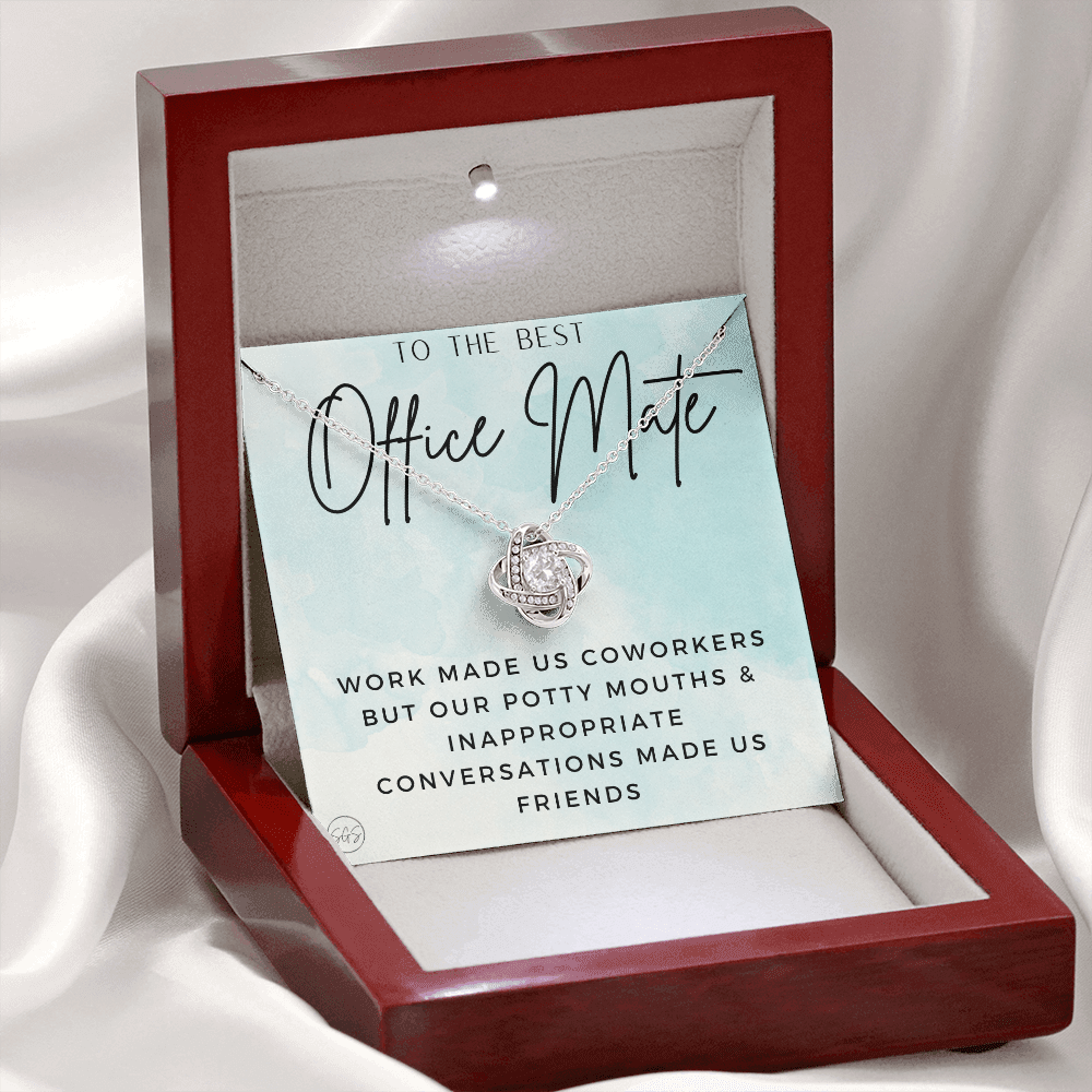 Office Mate Gift | Work Made Us Coworkers but Our Potty Mouths Made Us Friends, Office Bestie, Funny Christmas Gift, Cubicle 1111ombKA
