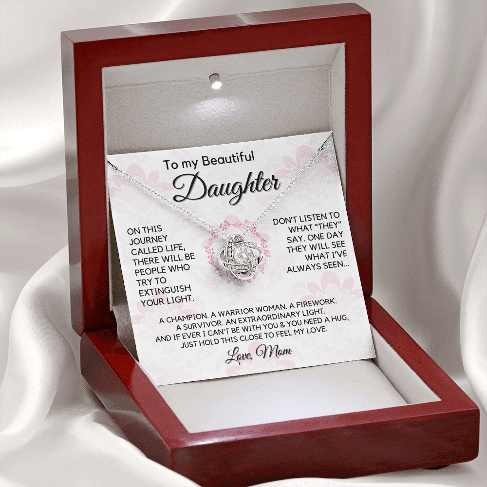 Gift for Daughter From Mom | My Beautiful Girl, Birthday, Graduation, Christmas Present, From Mother, Stepmom, Gift for Teen Girl, Adult Daughter, Adult Baptism, Confirmation, Mother's Day 1118-11K