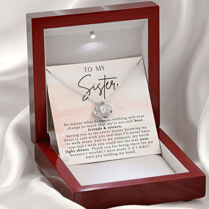 Sister Gift | Sister Christmas Gift, Sister Necklace, Birthday Gift for My Sister, Sentimental Gift Sisters, Christmas Gifts for Sister, 7