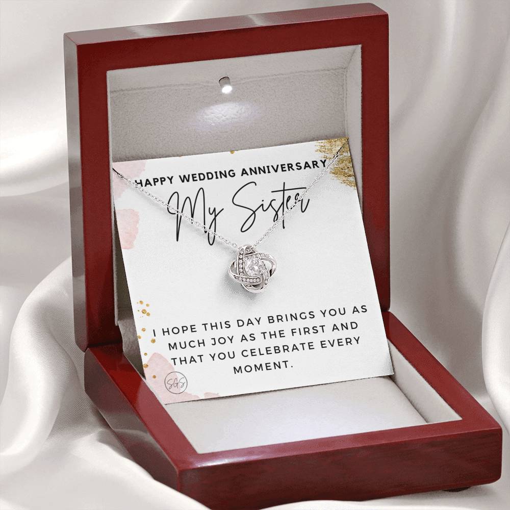 Sister Wedding Anni 0707e Necklace Love Knot