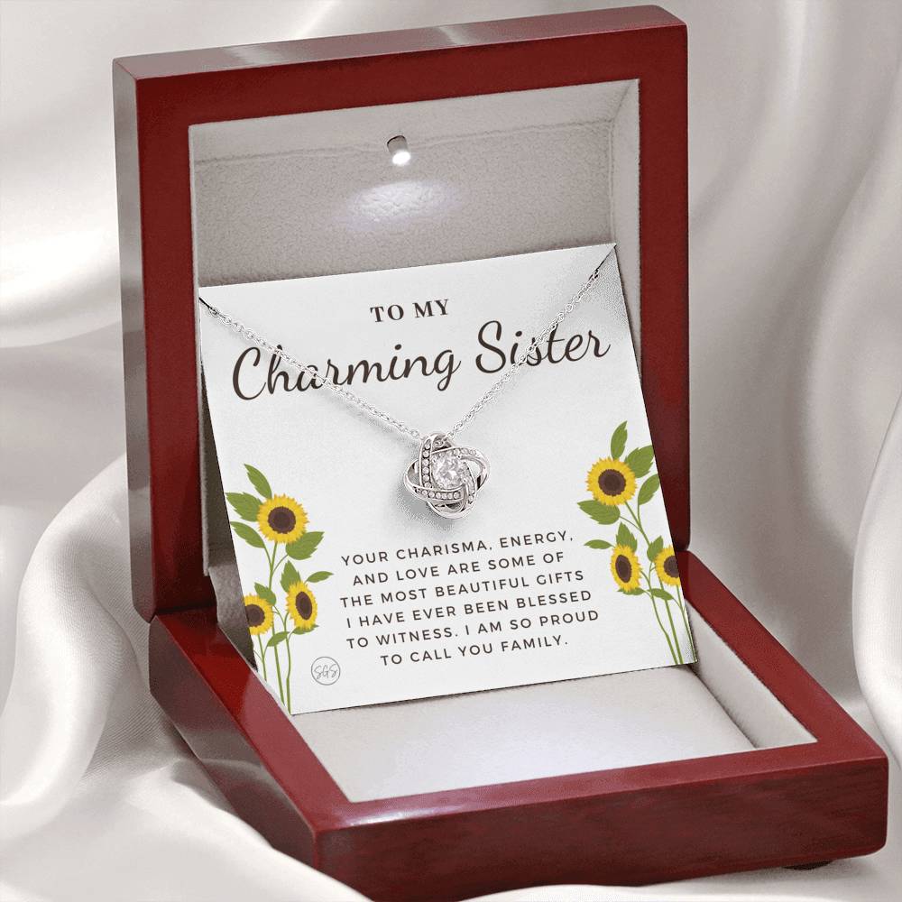 Charming Sister 0706D Necklace Love Knot