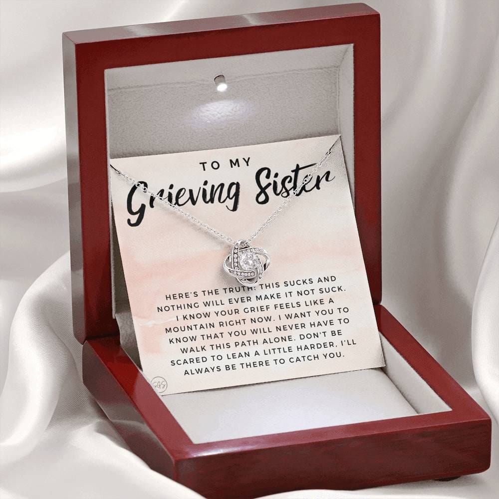 grieving sis 0723h Necklace Love Knot