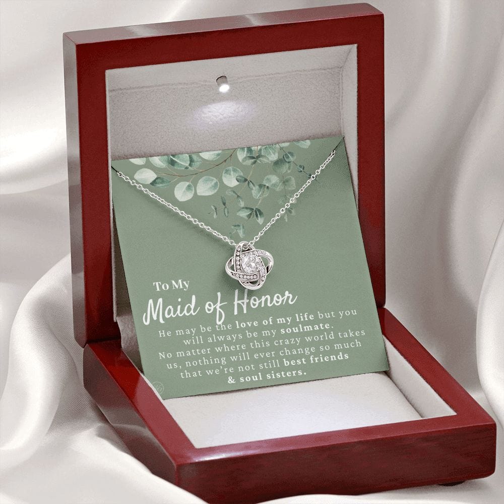 Maid of Honor Gift From Bride | Maid of Honor Necklace, Maid of Honor Proposal, Wedding Party Thank You Gift, Bridal Party Shower Gifts 7