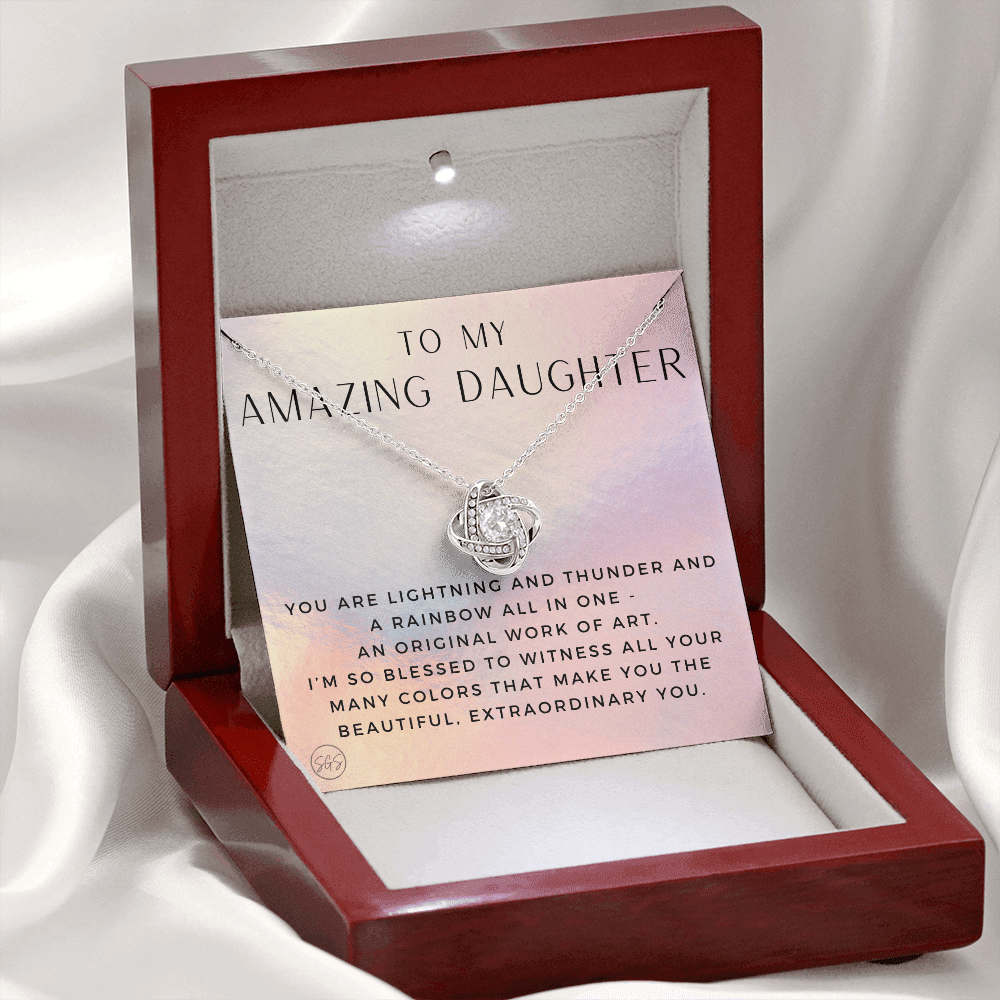 1129dc Necklace Love Knot