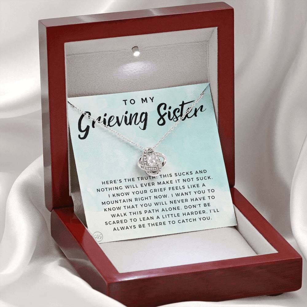 grieving sis 0723d Necklace Love Knot