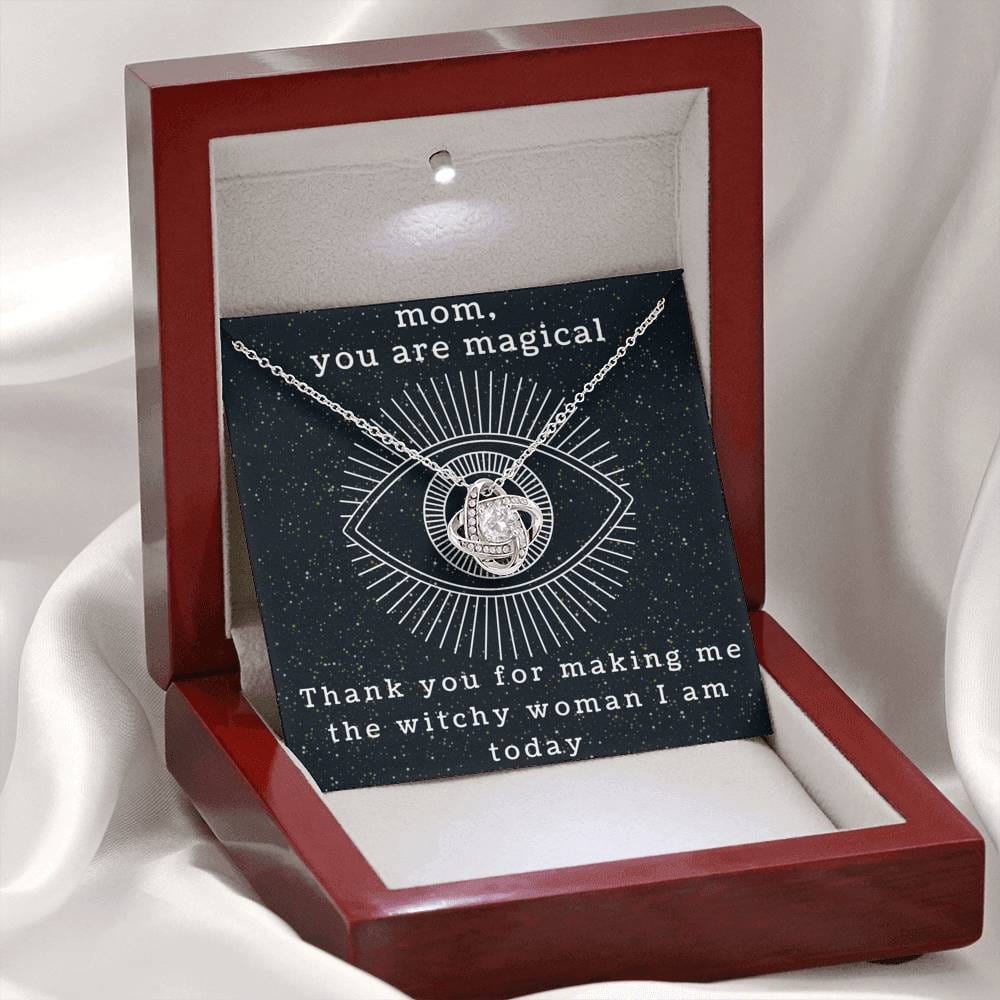 Mom, You are Magical | Necklace, Gift for Mom, Witchy Woman, Mother's Day, Stevie Nicks, Tarot, Unique, Momma, Mama, Silver, Special, Witch