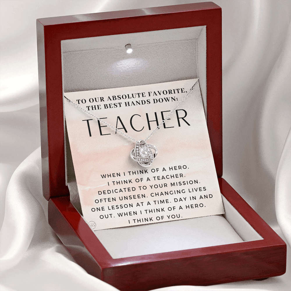 Teacher Appreciation Gift | Thank You from Parents and Student, Teacher's Day, Graduation Gift for Assistant / Aid, Preschool, High School B