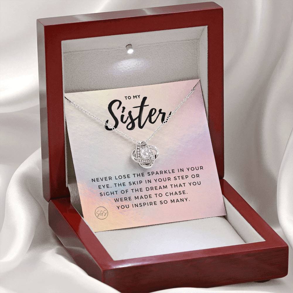 sister sparkle 0707l Necklace Love Knot