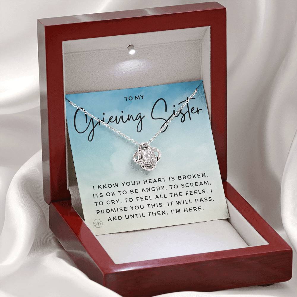 grieving sister 0709c Necklace Love Knot