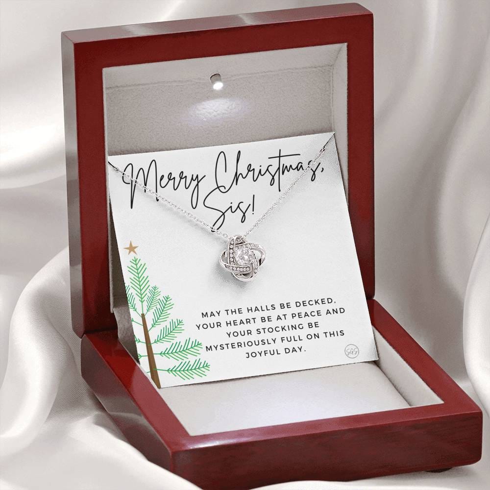 Xmas Sis 0712n Necklace Love Knot
