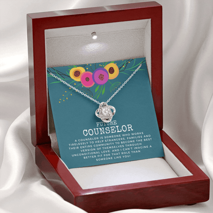 Future Counselor Gift | Graduation Necklace, Case Worker, Social Worker, LCSW, Social Work, MSW Appreciation, School, Bachelor's Degree